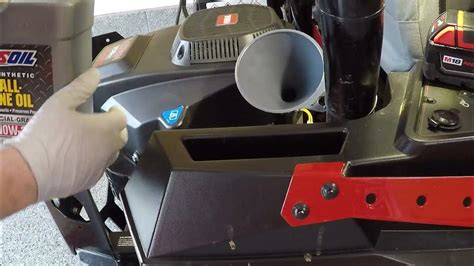 Now, use a wrench to tighten the filter. . How to change hydraulic fluid on toro zero turn